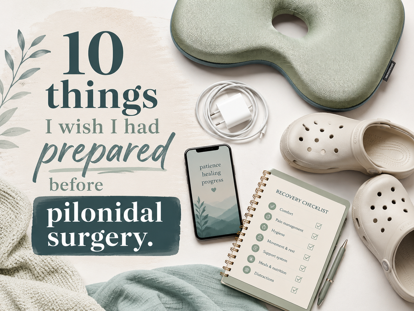 10 Things I Wish I Had Before Pilonidal Surgery
